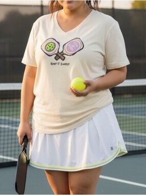 NWOT Life is Good Pickleball Keep It Simple Women’s Short Sleeve Tee | XXL